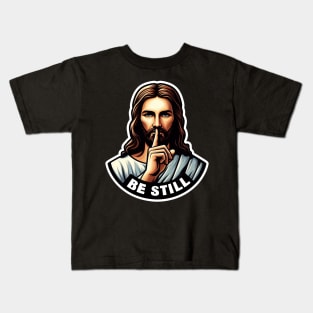 Exodus 14:14 Be Still Kids T-Shirt